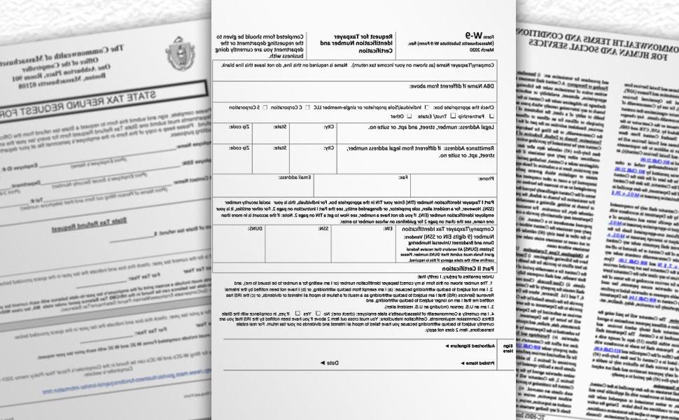 Images of some Office of the Comptroller forms